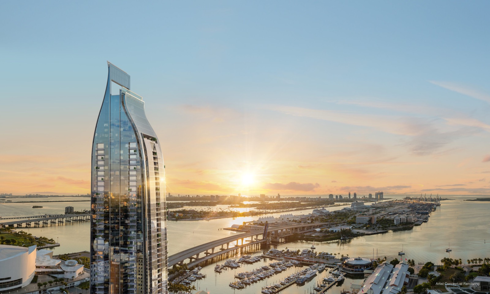 Delano Residences Miami, Downtown Miami